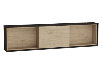 VOYAGE - Low wooden bathroom wall cabinet with doors by VitrA Bathrooms - view 2